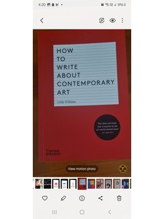 How to write about contemporary art