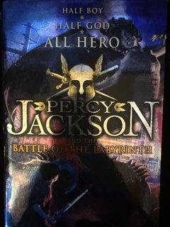 2 Books Percy Jackson and the Last Olympian & Battle of the labyrinth