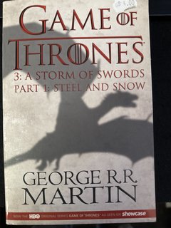 Game of Thrones A storm of swords Part 1 Steel and Snow