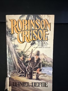 Robinson Crusoe - Paperback 1988 Book Vintage Classic