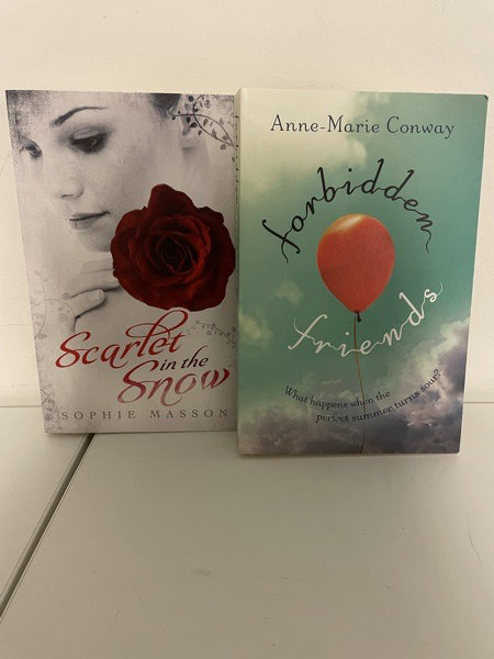 2 for $20 (Scarlet in the Snow & Forbidden Friends)